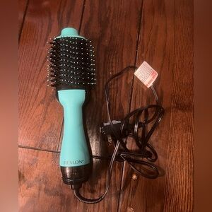 Revlon Teal Colored One-Step Volumizer Hair Dryer and Hot Air Brush